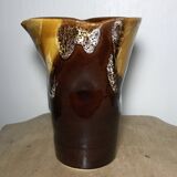 VASE Handkerchief in glazed ceramic handmade VALLAURIS