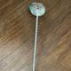 Silver metal spoon Vintage Art Deco