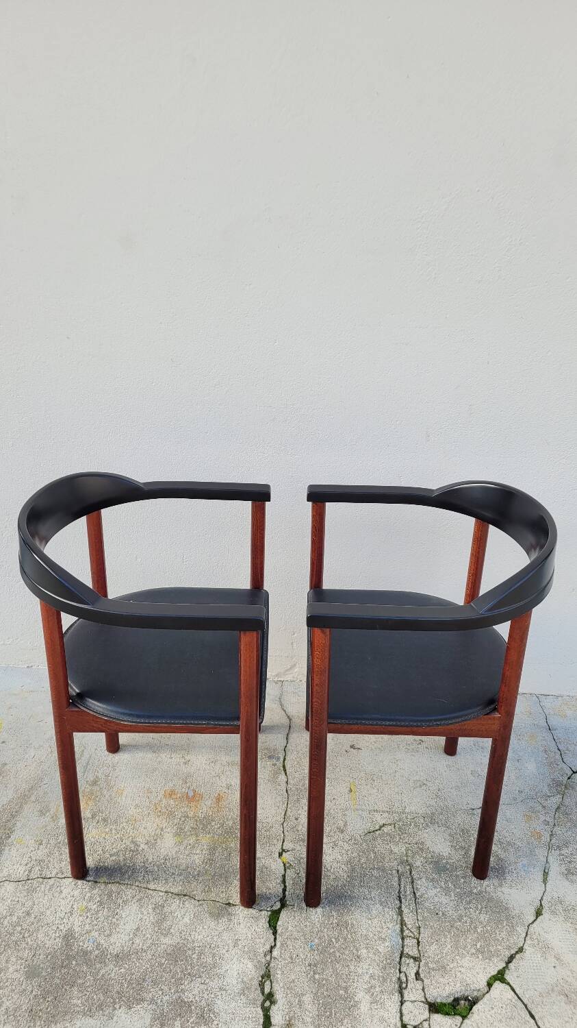 Pair of Scandinavian designer armchairs - 1970s