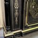 "Boulle" furniture with a support height in gilded brass marquetry from the Napoleonic era.