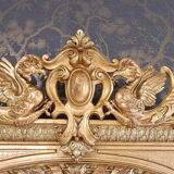 19th century mirror with glazing beads 195 x 116/126