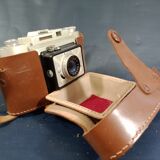 Fex Elite camera with leather cover and flash