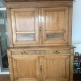 Two-body sideboard with secret drawer