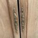 Vintage Parisian Art Deco sideboard renovated in wood 1945