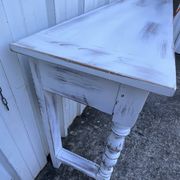 Console table in patinated fruitwood, 19th century