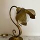 Brass flower lamp