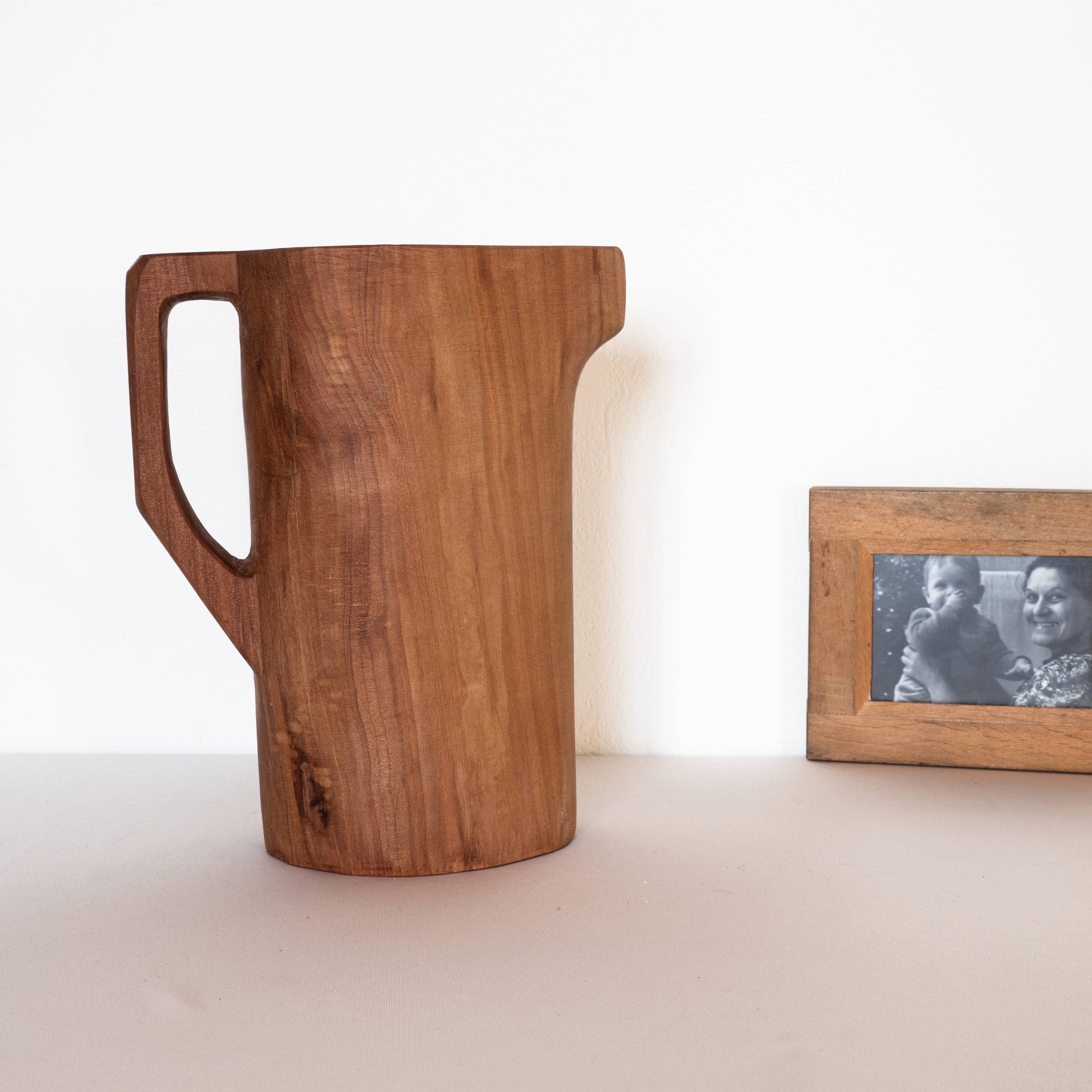 Wooden pitcher