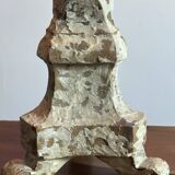 Lampe en bois patiné Shabby chic