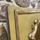 Trumeau & early 19th century painting in gilded wood.