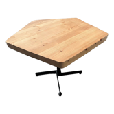 Design Pentagon table Charlotte Perriand for arches
