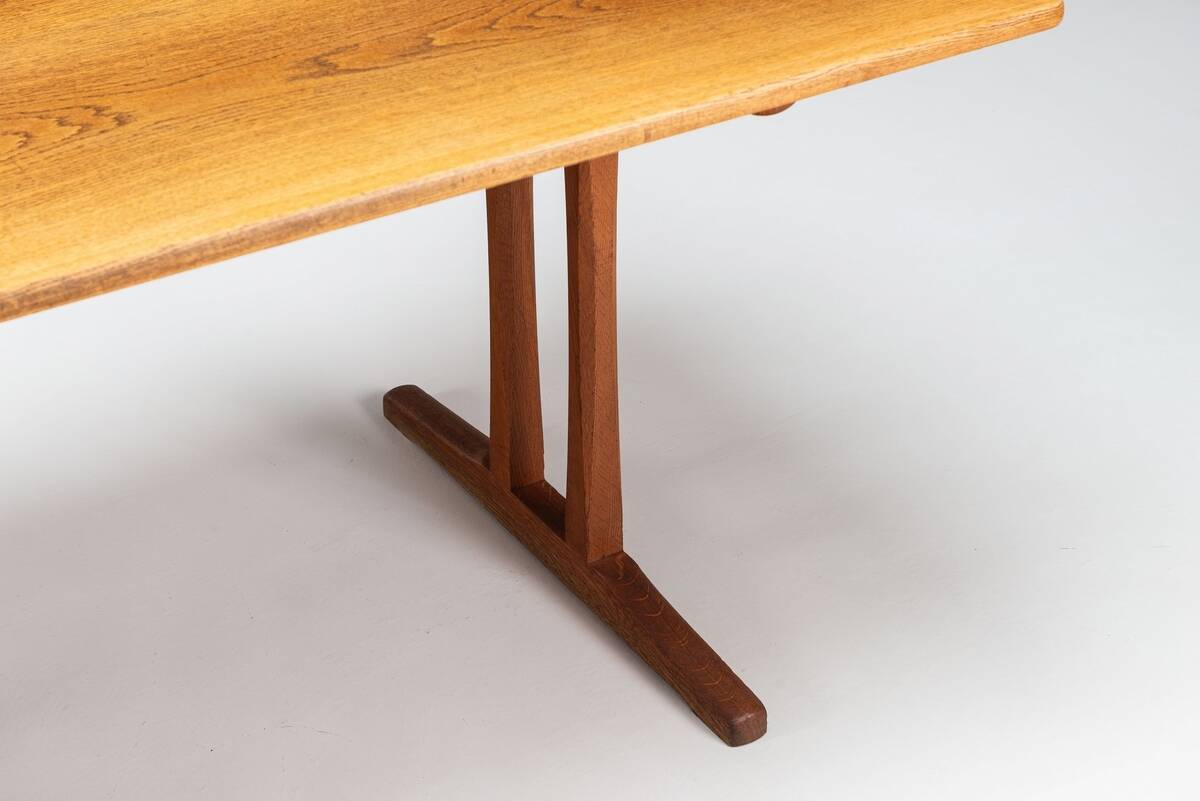 Borge Mogensen C18 Shaker dining table in oak, FDB Mobler, Denmark, 1947