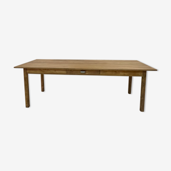 Oak and pine farmhouse table