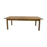 Oak and pine farmhouse table