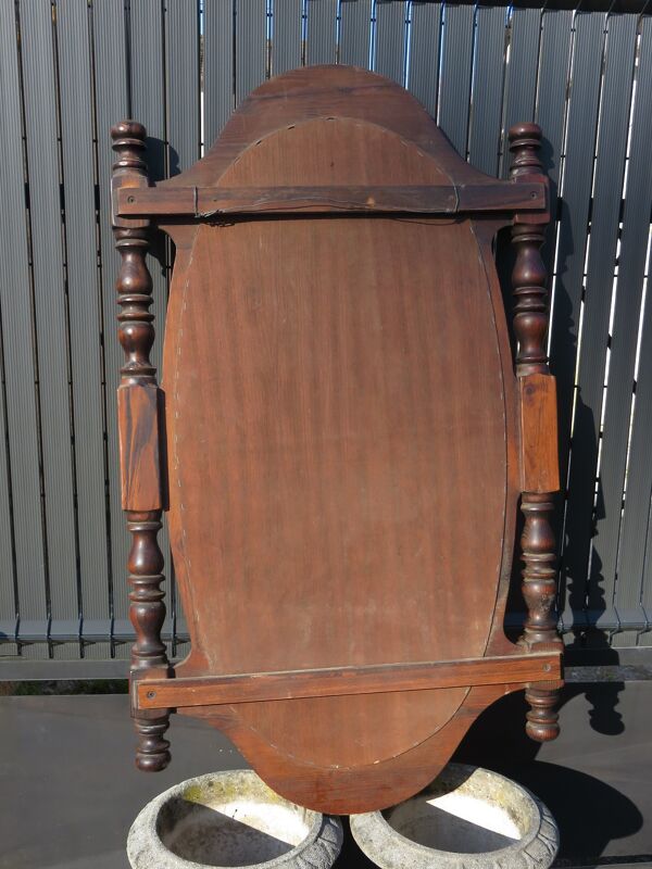 Miroir en bois ovale 120x70cm