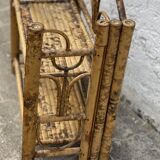 Vintage rattan shelf 1970-80