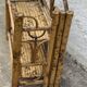 Vintage rattan shelf 1970-80