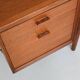 Arne Vodder writing desk model 207 in teak Sibast Denmark 1960