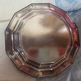 Gainsborough stamped silver plated butter dish