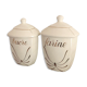 Duo de pots en faience