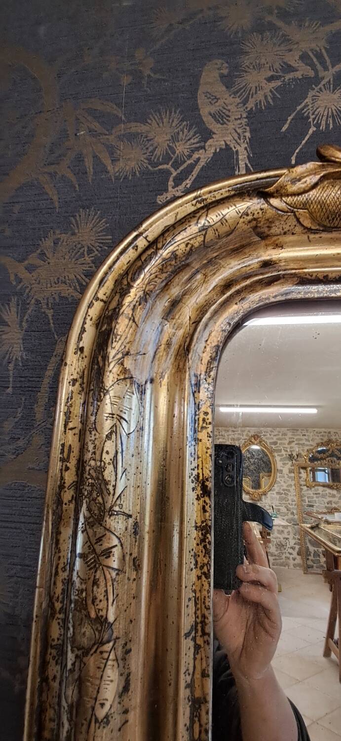 Miroir époque Louis Philippe 149 x 87