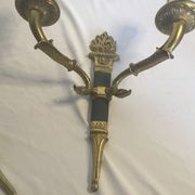 Pair of bronze sconces Empire