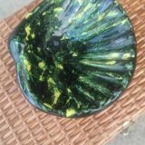 Ceramic ashtray or trinket dish in the shape of a seashell