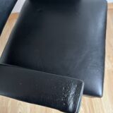 Vintage leatherette armchair