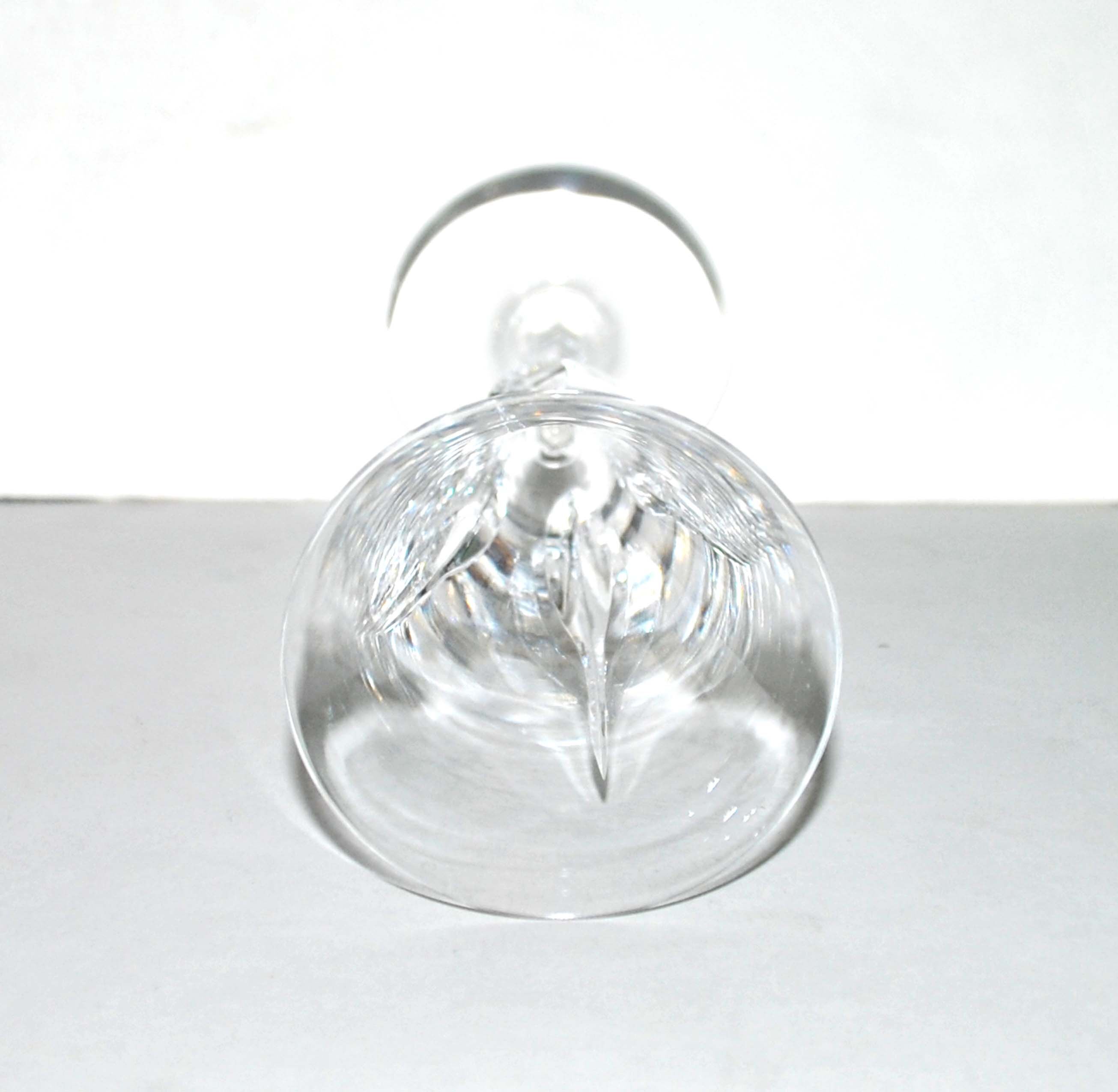 Saint-louis series of 6 crystal champagne flutes cut cerdagne