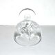 Saint-louis series of 6 crystal champagne flutes cut cerdagne