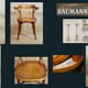Fauteuil bistrot bureau école Baumann n°21 années 50
