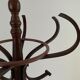 Vintage curved wooden parrot coat rack