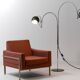 Mid Century GEPO Double Arc Space Age Eyeball Floor Lamp