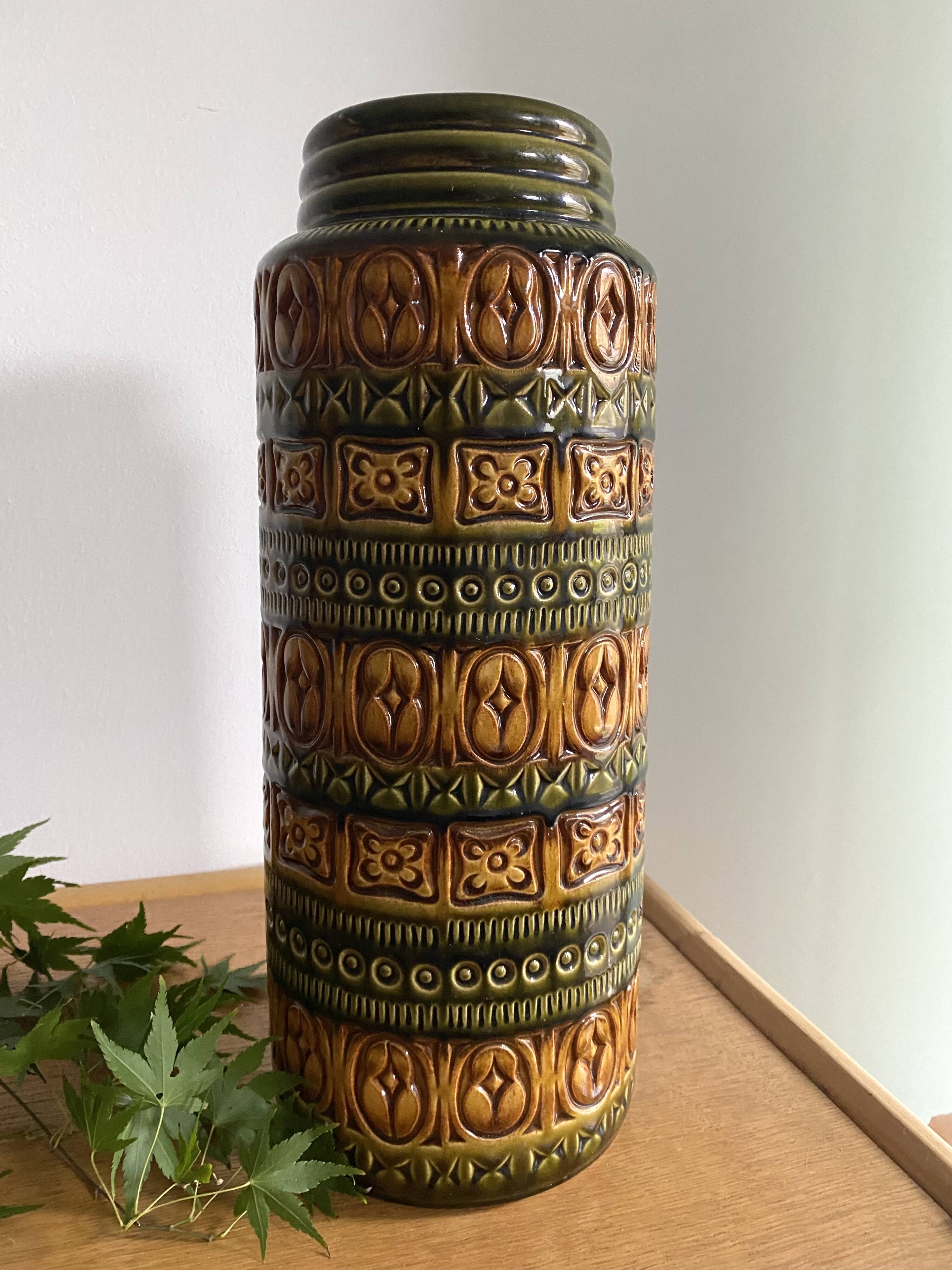 Pair of West Germany vases 40 cm, 1970s