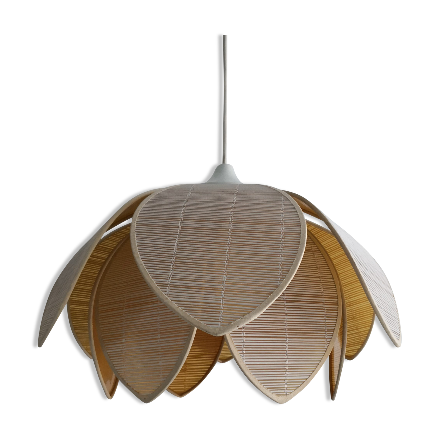 Suspension fleur années 70