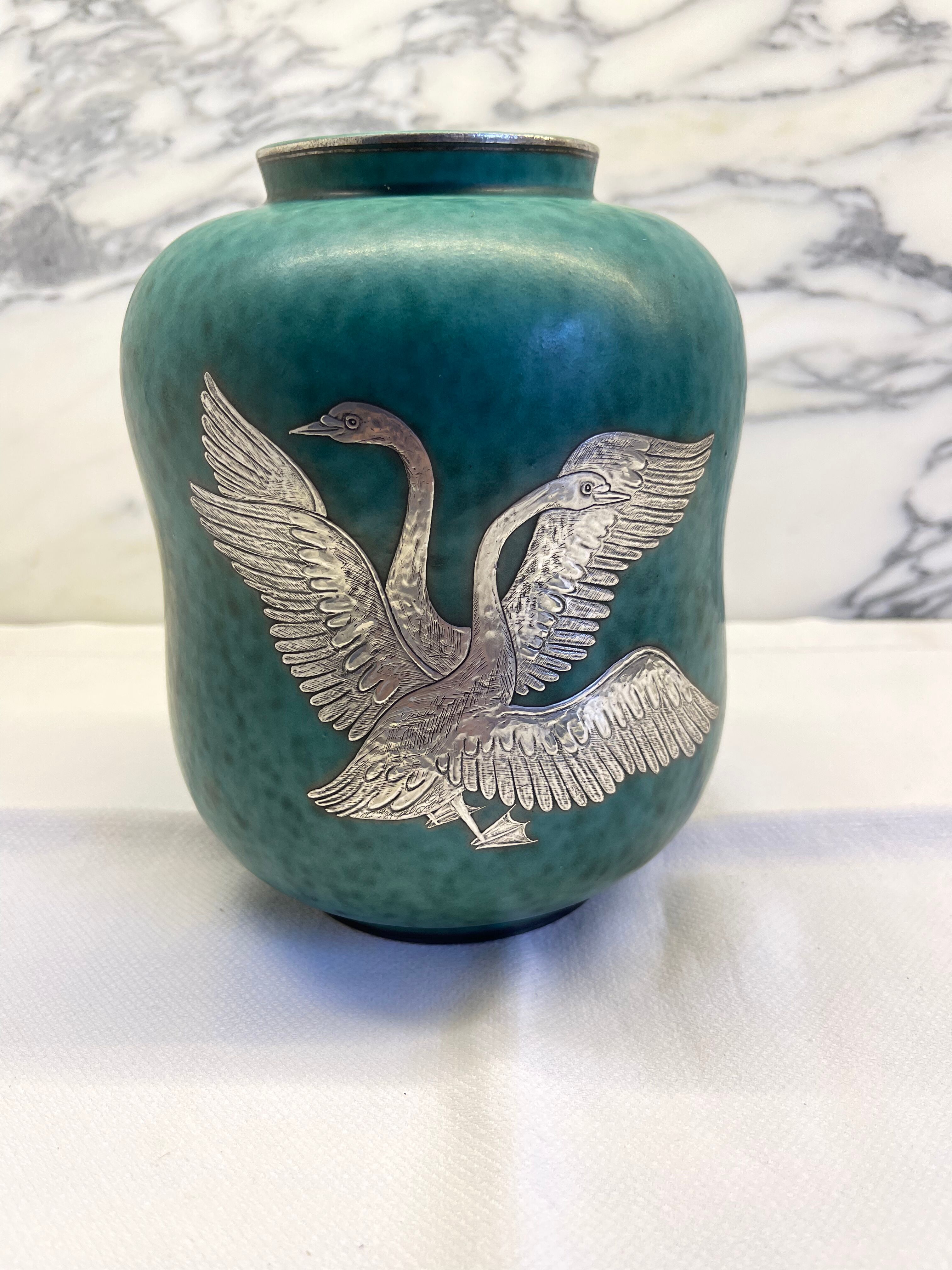 Gustavsberg Argenta Wilhelm Kage vase