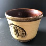 Vase pot au palmier par Bay Keramik West Germany