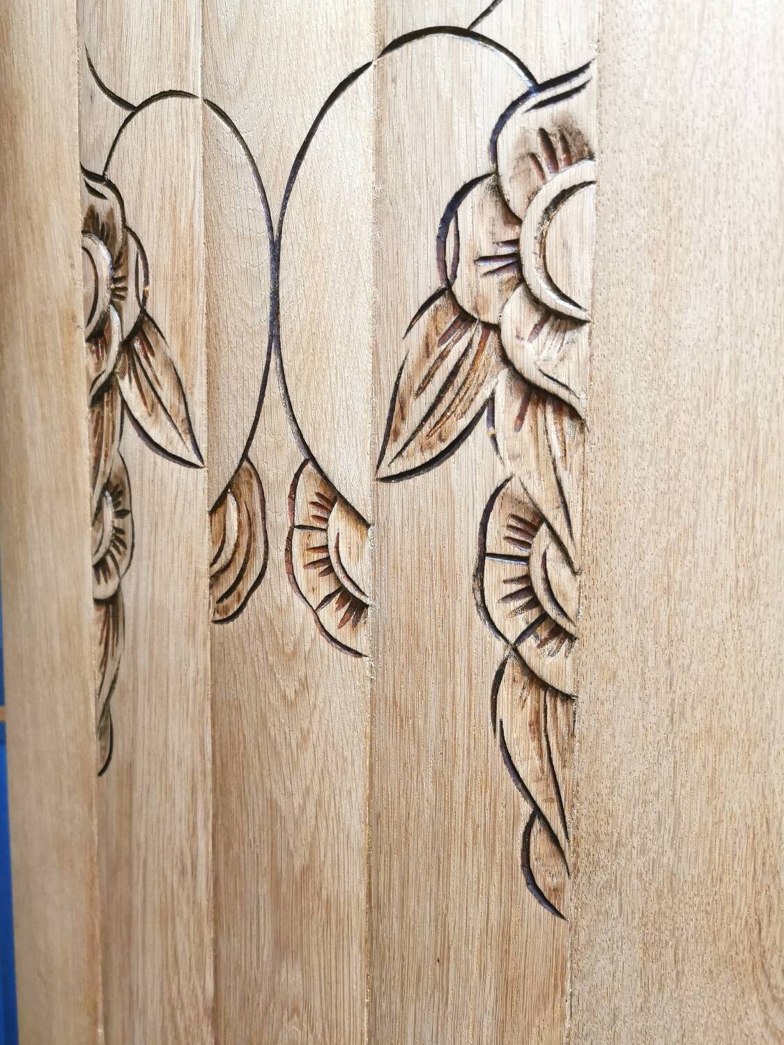 Parisian Art Deco 3-door wardrobe