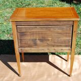 Louis XVI-style dresser with a marquetry fillet decoration