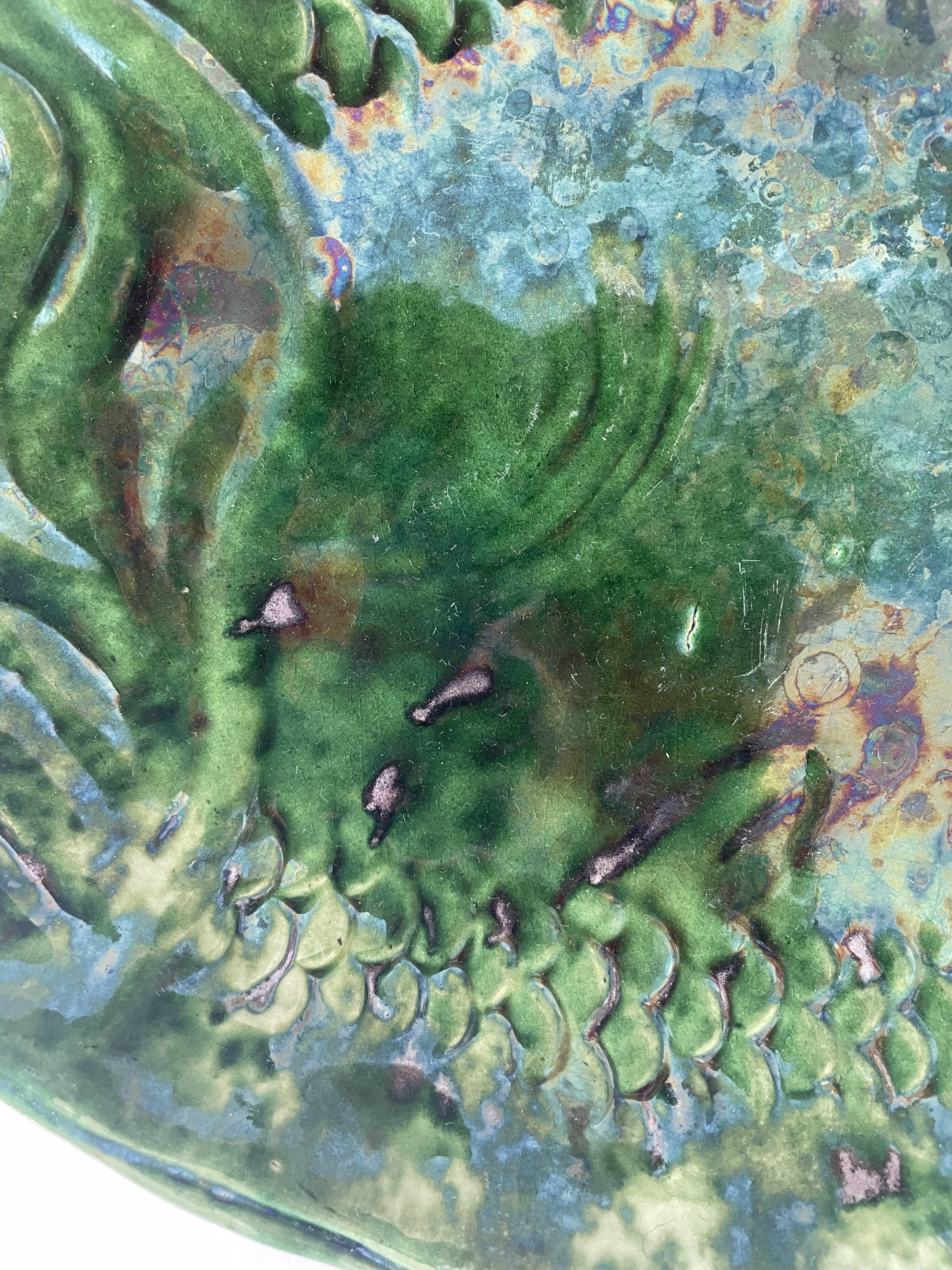 Ceramic fish dish Vallauris