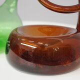 Pair of vintage glass decanters, 1950
