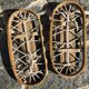 Raquettes à neige en bois vintage