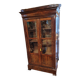Vitrine restauration en acajou