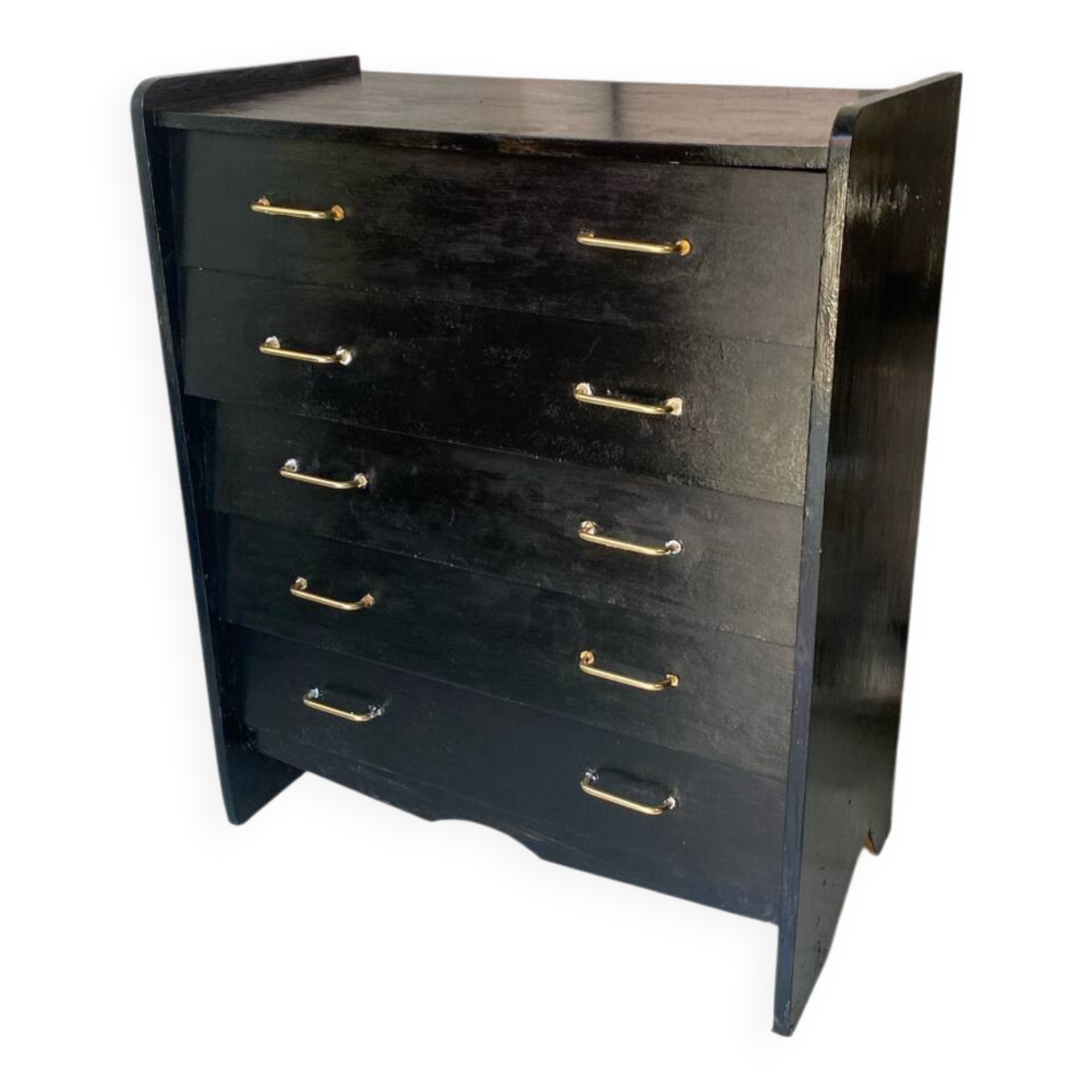 Black chest of drawers