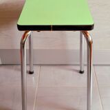 Green formica stool 60s