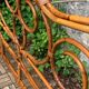 Bamboo and rattan headboard 160cm vintage 1960