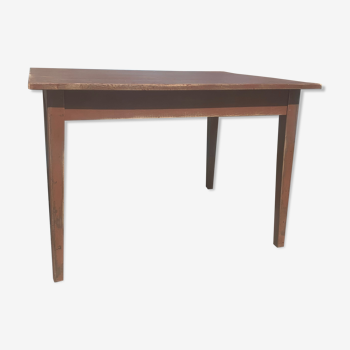 Ancienne table de cuisine bureau