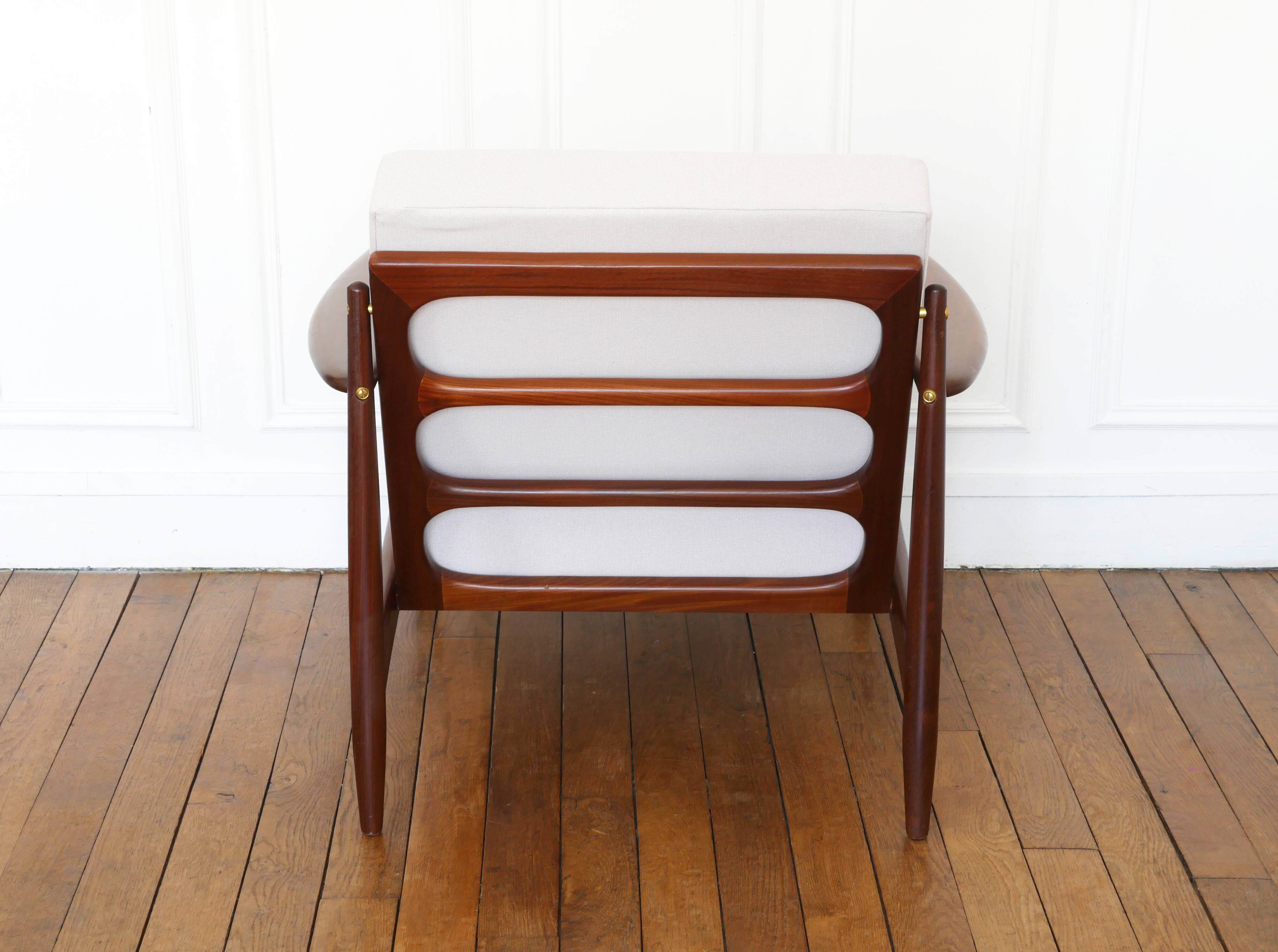 Grete jalk armchair - fabric, foam & straps: new