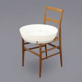 Round mirror by Gino Colombini for Kartell, 1960s