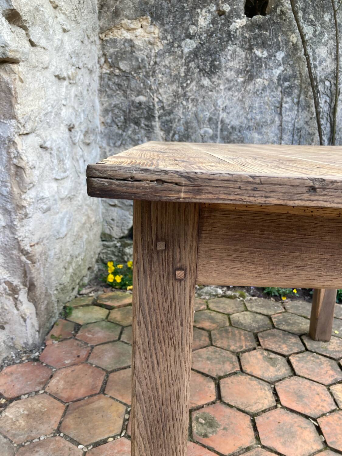 Old farmhouse table