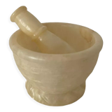 Alabaster mortar and pestle